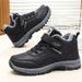 Winter Cotton For Middle-aged Elderly, Thickened And Fleece-lined Walking Outdoor Anti-slip Snow Boots, Cross-border_vogvips.com