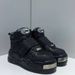 Newan Style High-Top Men's Shoes With Color-Blocking, Metal Buckle, Thick Sole, Height-Increasing Design, Casual_vogvips.com