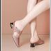 European And American Fashion Pointed-toe High-heeled Shoes, Soft-soled Commuting Closed-toe Slippers For Outdoor Wear,_vogvips.com