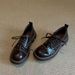 Sheepskin Version Lace-up Women's Shoes Increase Height And Show Thinness Single Shoes Loafers Women_vogvips.com
