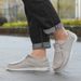 Men's canvas loafers Flat casual shoes for men_vogvips.com