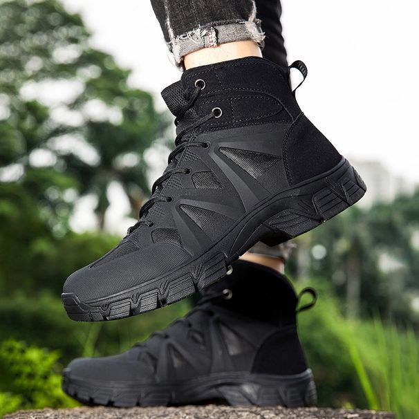 Tactical Boots Men's Oversized Breathable Anti Slip Military Boots, Outdoor Adventure Camping Camping Hiking Shoes, Hiking Shoes_vogvips.com