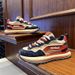 Kuaishou's Same Style Spring Versatile Lace-up Fashion Casual Niche Dad Sneakers With Thick Soles For Trendy Men_vogvips.com