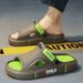 New Men's Coconut Summer Slippers For Driving And Working, Non Slip, Casual Beach, Large Size Sports Sandals_vogvips.com