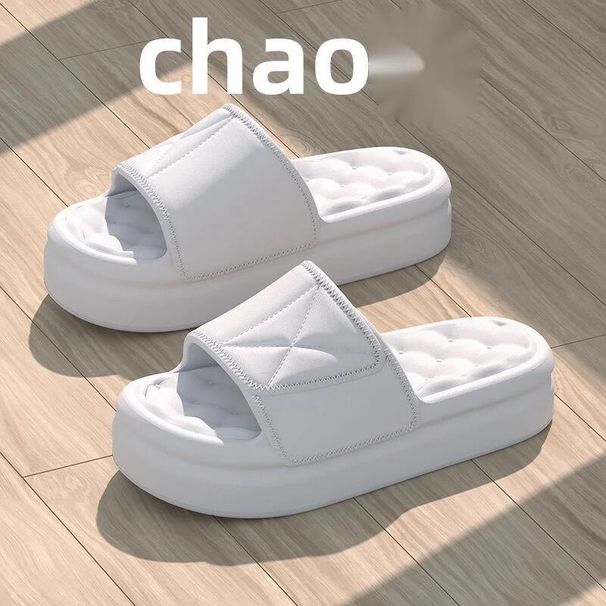 2023 New Shit Feeling For Women Summer Outwear Thick Sole Home Bathroom Anti Slip Couple EVA Slippers_vogvips.com