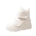Velcro Snow Boots Women's Thick-soled Heightening Outdoor Short Boots Piled And Thickened Cotton Shoes_vogvips.com