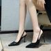 Thin Heel High Heels 2025 Spring New Sexy Nightclub Pointed Women's Single Shoes Versatile Shallow Mouth Water Diamond_vogvips.com