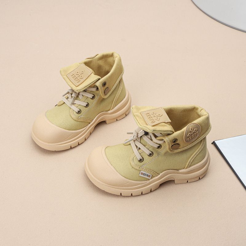 Children's 2025 Autumn New Boys Low-Top Non-Slip Shoes Girls Fashion Versatile Casual Martin Boots_vogvips.com