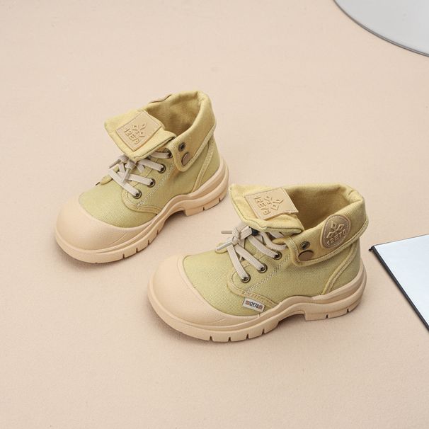 Children's 2025 Autumn New Boys Low-Top Non-Slip Shoes Girls Fashion Versatile Casual Martin Boots_vogvips.com