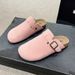 Half Drag Sandals Clogs Women And Men Suede Mules Slipper Classic Cork Antislip For Outdoor Slippers With Arch Support_vogvips.com