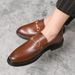 Youth Breathable Outdoor Casual Fashion Non-Slip Slip-On Men's High-End Leather Shoes 2025 Summer New Trend_vogvips.com