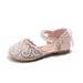 New Girls Shoes Children's Baby Leather Shoes Shining Comfortable Soft Soled Rhinestones_vogvips.com