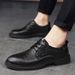 Regal Footwear Large Size 48 Business Casual Leather For Men Thick Sole Youth Professional Work Suit All Seasons Cowhide Men's Shoes_vogvips.com