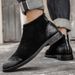 European Warm Series 【Off-Season Bargain】Martin Business Leather Youth Trend Suede Casual Ankle Boots Men_vogvips.com