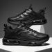 Men's Casual Sneakers With Air Cushion & Popcorn Sole - Trendy Dad Shoes For Running & Daily Wear_vogvips.com