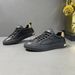 First Layer Cowhide White , New Trendy And Versatile Casual Sports Shoes, Low Cut Breathable Leather Board Shoes For_vogvips.com