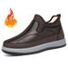 NEW Winter Fleece And Thickened Warm Dad Shoes, ,One Pair Of Cotton Boots, Outdoor Snow Boots_vogvips.com