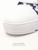 Unisex Printed Canvas Skate Shoes, Couple Lace Up Low Top Casual Flat Sneakers, Breathable Lightweight Heightening Wear Resistant Comfort Shoes_vogvips.com