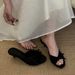French Chic Open-toe Heeled Sandals For Women - 2026 New Collection: Butterfly Bow Stiletto Slide Sandals, Perfect For Summer_vogvips.com