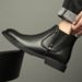 Martin Boots Men's High-top Wind Tooling Short Boots Heightening Men's Medium-top Chelsea Boots_vogvips.com
