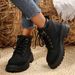 New Martin Women's Height Increasing Fashion Outdoor Home Series Yellow Boots_vogvips.com