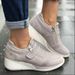 Summer New Fashion Casual Thick Sole Large Women's Shoes Velcro_vogvips.com