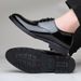 New dress leather shoes bright leather patent leather men business British style pointy wedding party performance leather men's shoes_vogvips.com