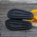 Thick Sole Flat Sandals For Women Summer Outdoor Wear, Cute Bow Metal Bear Beach Party Walk Home Fashion Best-selling Slippers_vogvips.com