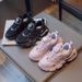 Rotating Buckle Girls' Sports Autumn 2025 New Children's Mesh Lightweight Twist Shoes For Older Kids And Students_vogvips.com