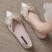 Women's Flat Shoes New Model, Pointed Toe, Shallow Cut, Stunning Engagement And Bridesmaid Wedding Shoes, Slip-on_vogvips.com