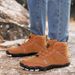 Women's Shoes Waterproof Snow Boots Men And Women Cold Proof Cotton Shoes Couples High Top Outdoor Plus Velvet Sports Shoes Barefoot Winter Shoes_vogvips.com