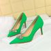3391-AK31 European And American Style Fashionable Shoes, Thin Heel, Shallow Mouth, Pointed Toe, Sparkling Rhinestone_vogvips.com