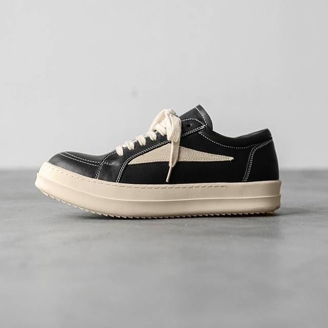 Men's Shoes Retro Thick Soled Splicing Shoes Summer New Niche Height Enhancing Youth Fashion Trend White Shoes_vogvips.com
