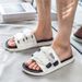 Men's Outdoor Slippers Thick-Soled Non-Slip Soft Bottom Hook Loop Sandals Comfort Summer Beach Flip Flops For Home_vogvips.com