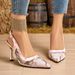 foreign Trade High-heeled Shoes Paired Cheongsam, DG Design With A Subtle Chinese Style, Cross-border Summer_vogvips.com