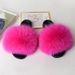 Slippers Summer Women Real Fox Fur Slid Home Furry Flat Sandals Non-Slip Fluffy Flip Flops Ladi Woman Cute Plush_vogvips.com