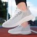 Couple's Casual Sports Shock-Absorbing Fly Woven Running For Men, Lightweight And Breathable Mesh Men's Shoes, Hot_vogvips.com
