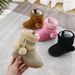 Children's Shoes 2025 Fur Ball Snow Boots, Thickened Children's Boots, Warm Cotton Shoes._vogvips.com
