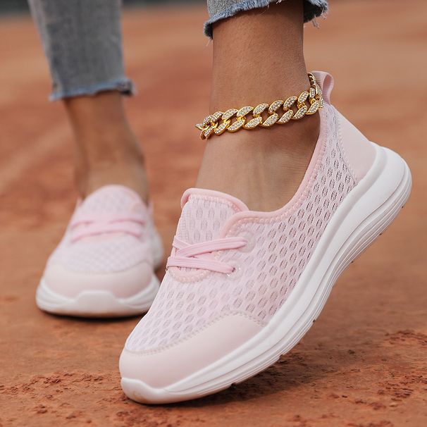 Slip-On Lazy One-Piece Cross-Border Four Seasons Casual Women's 2025 New Model Mom Low-Cut Flat Walking Shoes_vogvips.com