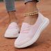 Slip-On Lazy One-Piece Cross-Border Four Seasons Casual Women's 2025 New Model Mom Low-Cut Flat Walking Shoes_vogvips.com