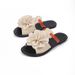 European And American Cross-border Summer New Style Color-blocked Floral With Dual-tone Decoration, Large Size Flat_vogvips.com