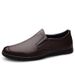 Men's Casual Leather Shoes Large Size Small Leather Shoes_vogvips.com