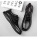 Inner Height Increase Cm Men's Casual Leather Shoes With Cotton Thermal Pattern Lace-up Hole Shoes Staff Shoes_vogvips.com