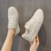 White For Women 2026 Spring Summer New Breathable Soft Sole Cortez Large Size Comfortable Casual Classic De Xun Single_vogvips.com