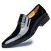 Men's Fashion Gradient Loafers - Breathable Business Casual Shoes With Rubber Sole (Sizes 38-48, Black/Brown)_vogvips.com