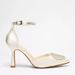 Pointy Bun Fine Diamond Heart Buckle Dinner Heels High Heeled Sandals_vogvips.com