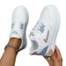 Little White For Women 2025 Spring And Autumn New Large Women's Versatile Student Flat Casual Board Sports Shoes_vogvips.com