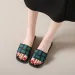 2026 Fashionable Slippers Women's Summer Wear Anti Slip Beach Shoes New Flat Bottomed Straight Casual Sandals For Women_vogvips.com