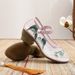 Qingshan High Heels Embroidered Cloth And Mesh 2025 Summer New Style Paired With Qipao Horse Face Skirt, Chinese Classic_vogvips.com