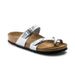White Clip-toe Cork Cool Slippers Birkenstocks 2025 New Lazy Wear Leather Casual Birkenstocks Slippers_vogvips.com